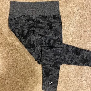 Black camo Gymshark. Size medium.